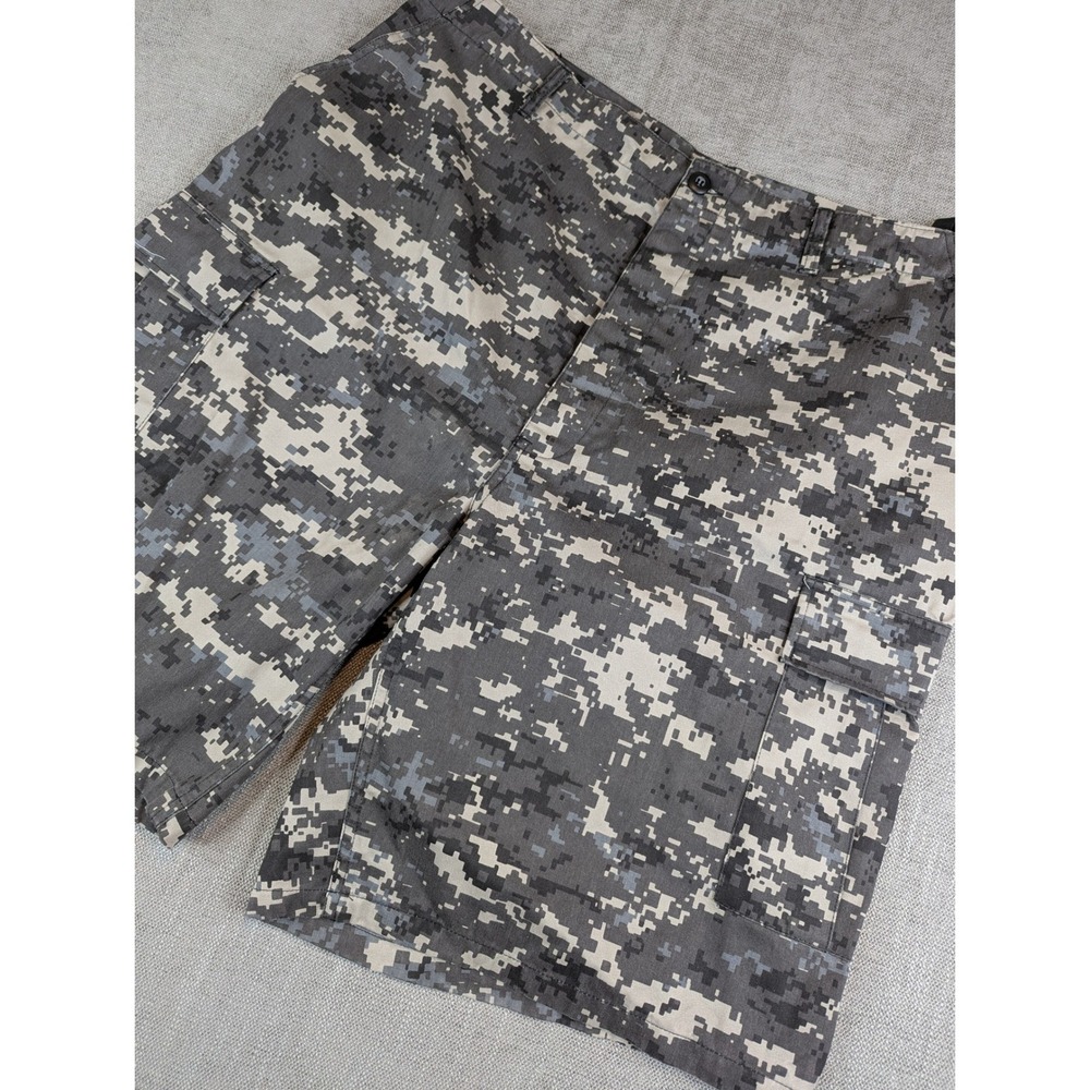 Rothco Shorts Mens XXL 43-47 Digital Camo BDU Cargo Tactical Utility Adjustable